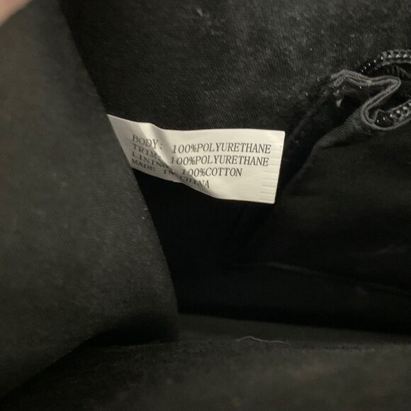 Steve Madden Purse Faux Leather Black Flap Cross Body Shoulder Bag toggle 90’s ? - Picture 11 of 14